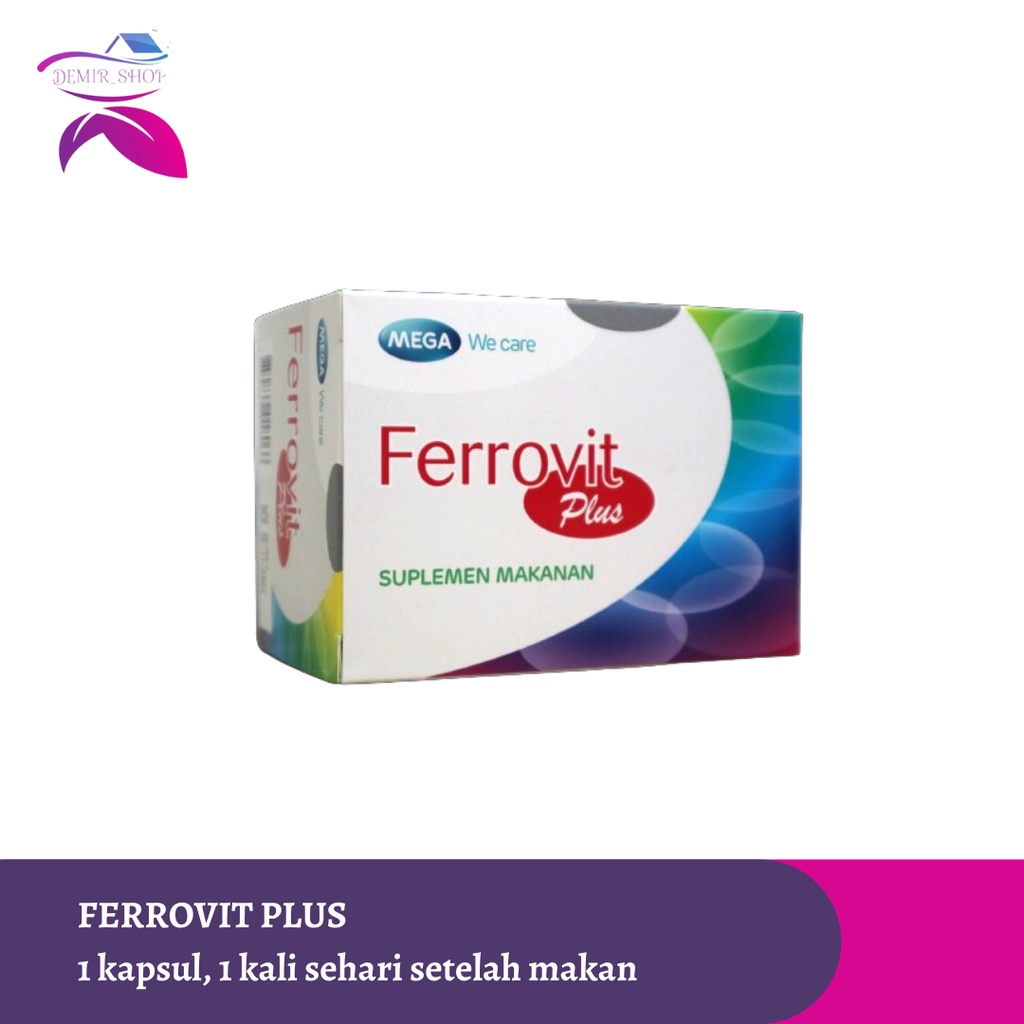 Ferrovit Plus Multivitamin &amp; Mineral Untuk Daya Tahan Tubuh / Cegah Anemia