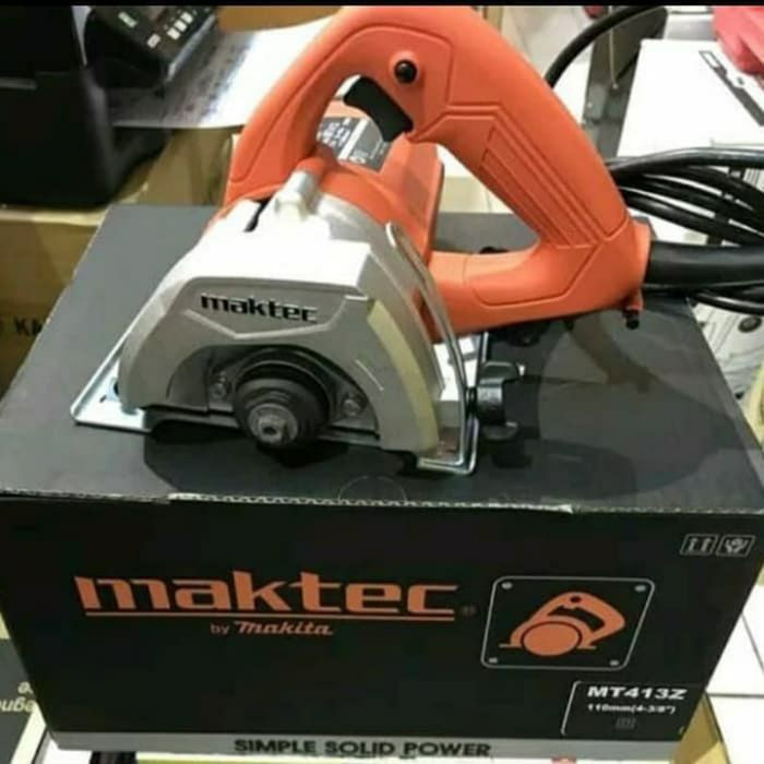 mesin duduk potong keramik MAKTEC MT413 mesin potong granit marmer 110mm