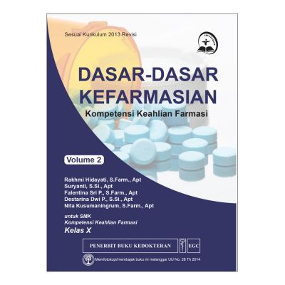 Jual Buku ORIGINAL - Buku Dasar-Dasar Kefarmasian Volume 2 SMK Farmasi ...