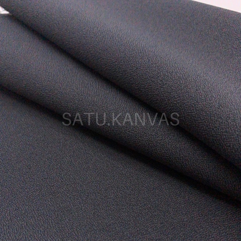 Kain MOSSCREPE / MOSCHINO murah ( 20 warna ) SERI 1-ABU TUA