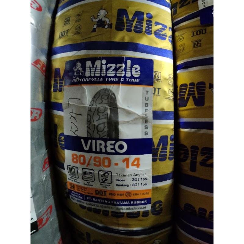 Ban Depan tubles Mizzle 80 90 14 beat beat fi scoopy Vario spacy Xeon fino Mio dll