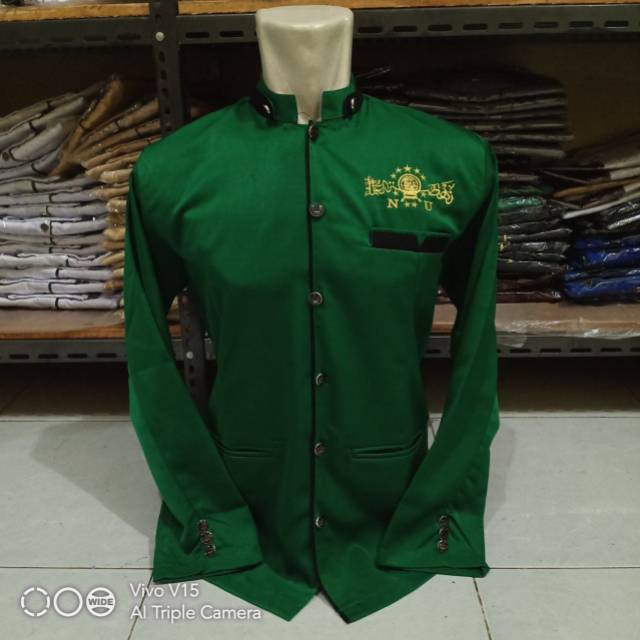 Jasko new bordir nu motif  ,- jasko hijau bordir nu