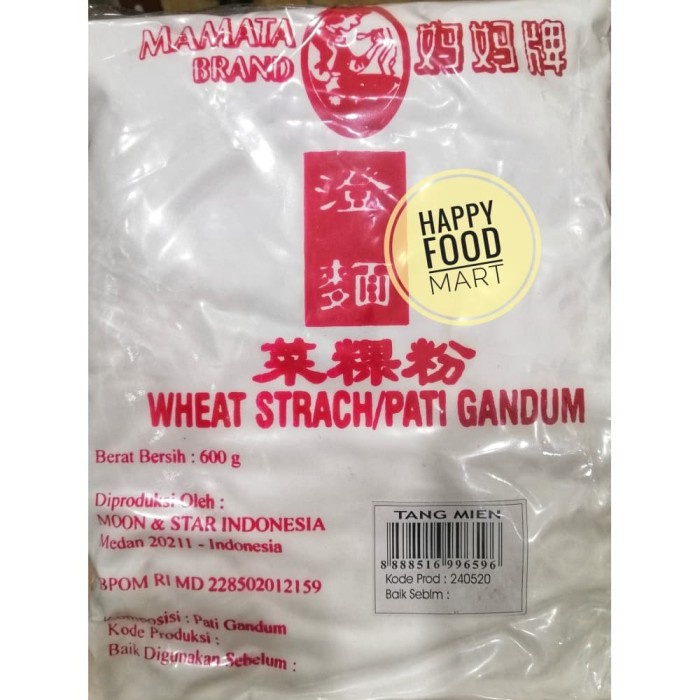 

PROMO [COD] MAMATA PATI GANDUM/WHEAT STRACH STARCH/TANG MIEN/TEPUNG PANGSIT ROTI