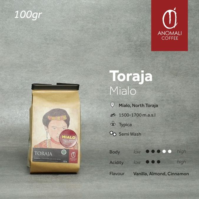 

[ COD ] Biji Kopi Toraja Mialo 100gr SALE Kode 106