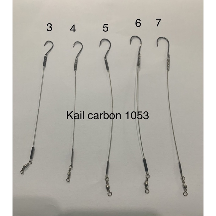 Kail pancing neklin/seling benang baja