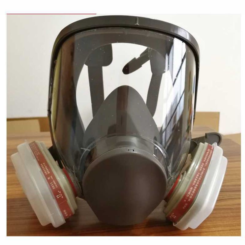 3M Masker Gas Respirator Organik Full Face Anti Dust Industrial Mask - 6800