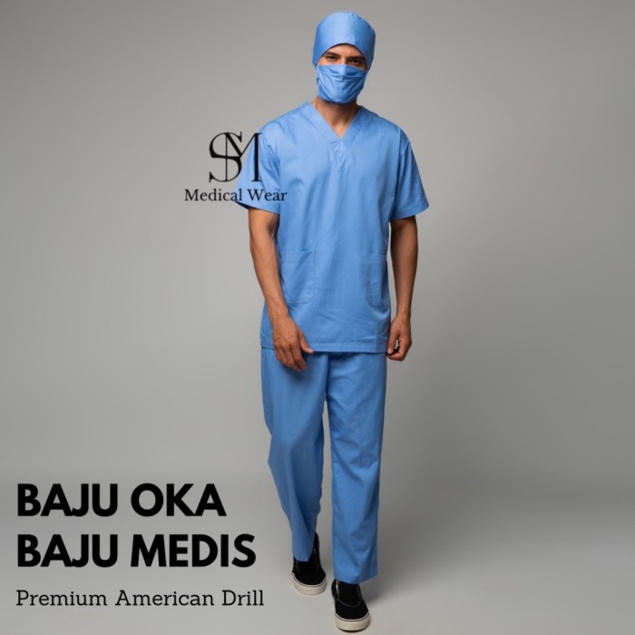 BigSales-id :  BAJU OKA LENGAN PENDEK BAJU PERAWAT OK BAJU SERAGAM MEDICAL ONLINE