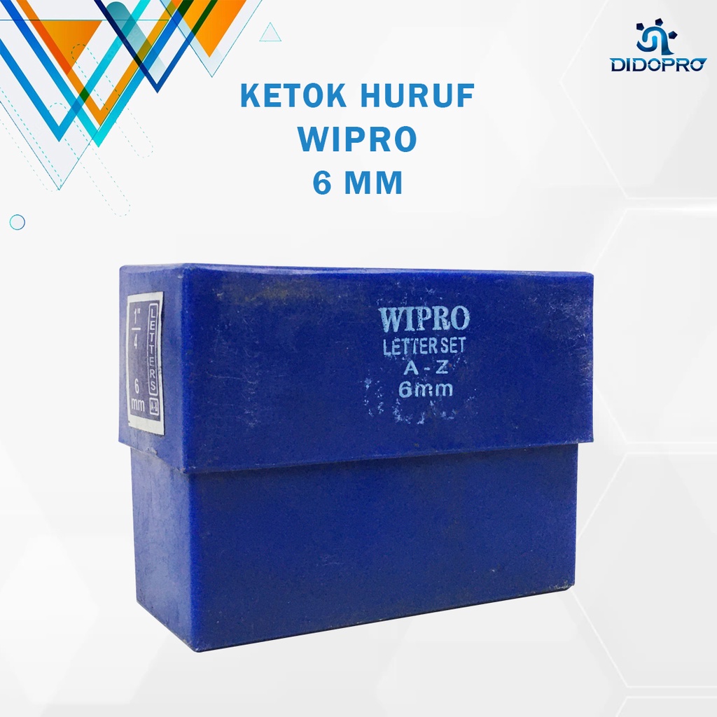 Ketok Huruf 6mm Wipro / Letter Punch