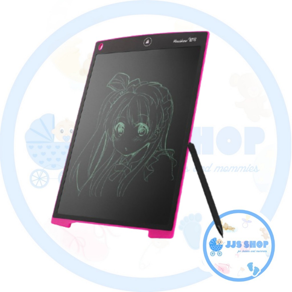 Tablet Menggambar Menulis Papan LCD Belajar Anak Drawing Writting 12 Inch