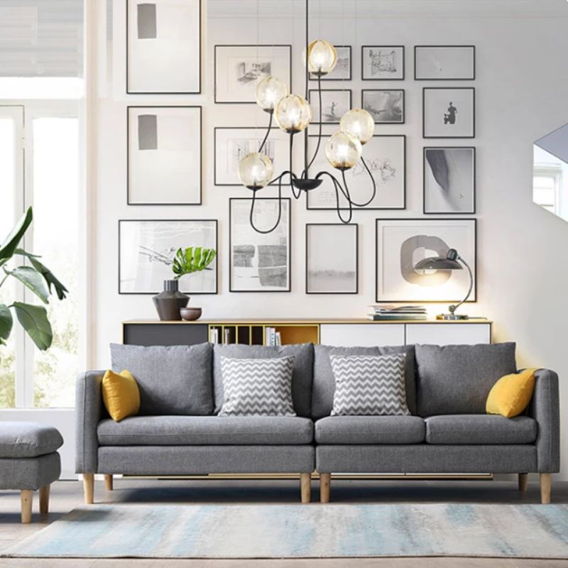 kursi kayu minimalis L retro