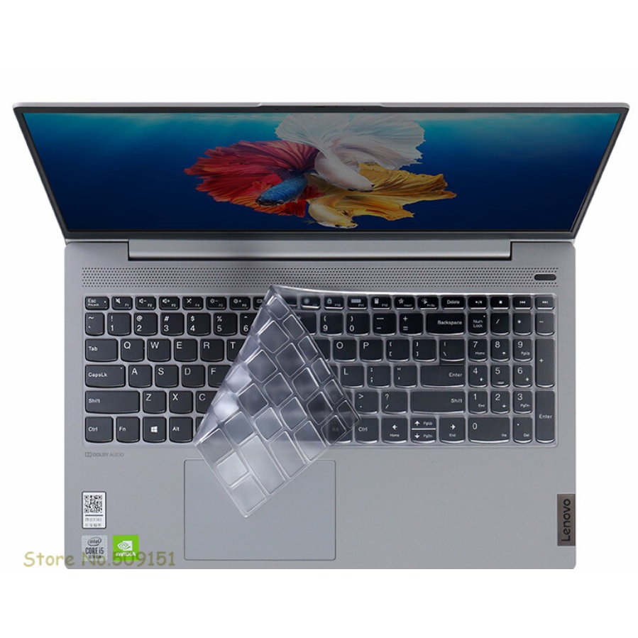 Cover Pelindung Keyboard Laptop Bahan TPU Ultra Tipis Untuk 15.6&amp;quot; 2021 Lenovo Ideapad Yoga 7i 15 / Flex 5 15IIL05 / Ideapad 5 15