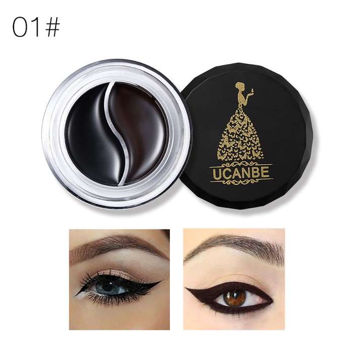 UCANBE 2 IN 1 Long-Wear Gel Eyeliner Duo - Dua