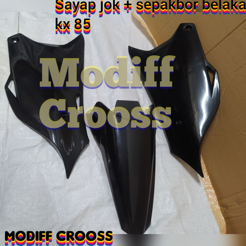 sayap belakang kx 85 cover bodi kx 85 caper body kx 85 crf klx 150 bf ktm kx yz trail paket sayap be