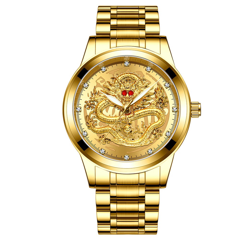 JAM TANGAN PRIA IMPORT RANTAI GOLD FNGEEN ORIGINAL NAGA OLYMP JAM075G1 STAINLESS EMAS KEREN PREMIUM