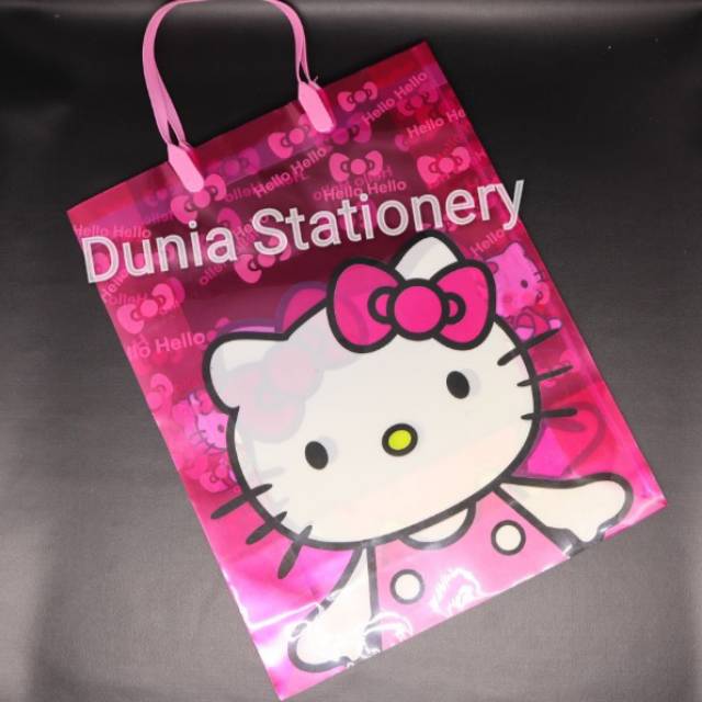 

Paper bag plastik karakter Hello Kitty uk M (sedang)
