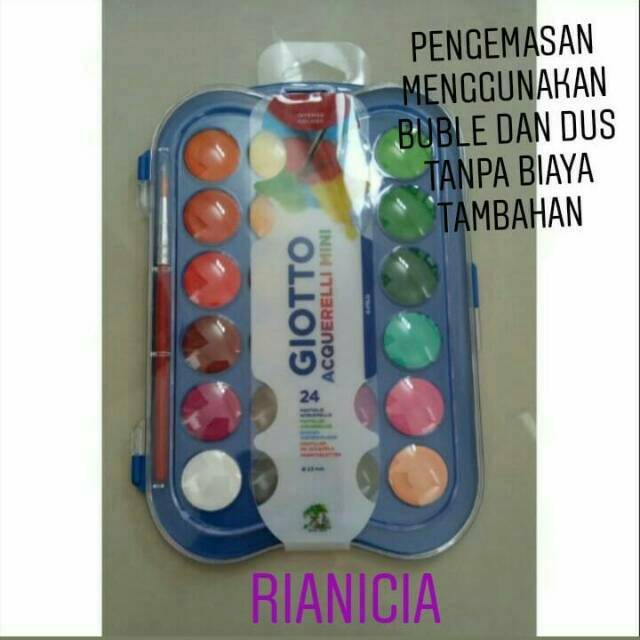 

Giotto mini watercolours 24w 23mm