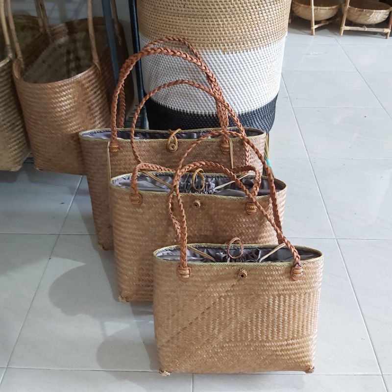 tas bambu set 3