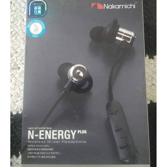 Nakamichi N-ENERGY PLUS Sport BT Earphone - Hitam