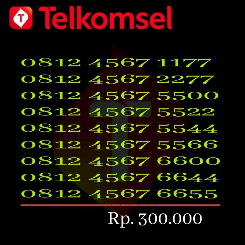 nomor cantik simpati aabb