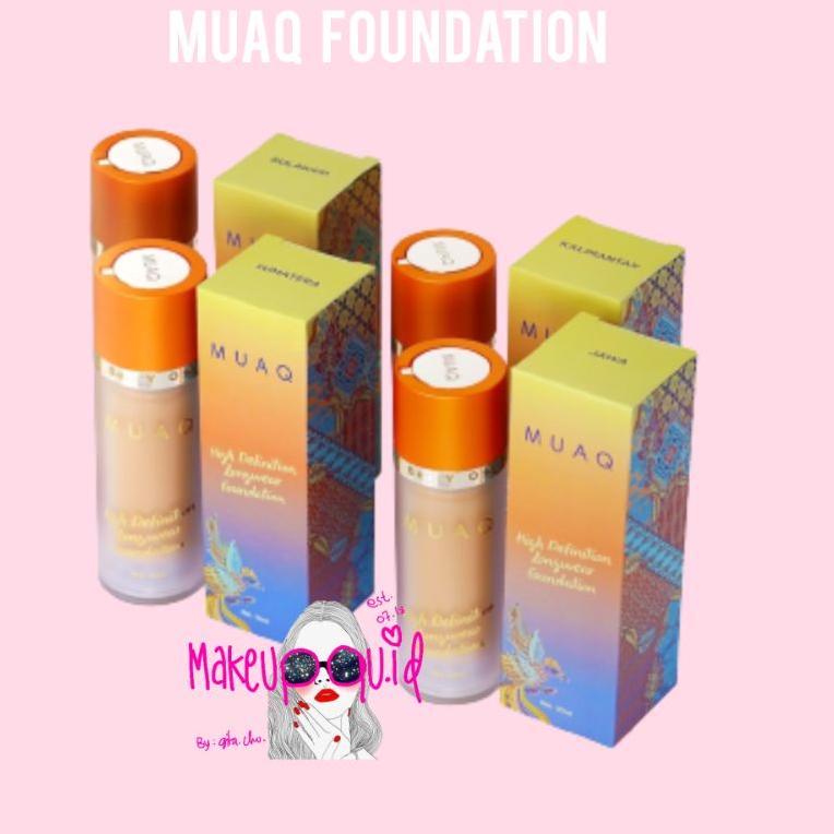 Model terkini MUAQ High Definition Longwear Foundation / Muaq Foundation / Foundation Muaq T9T