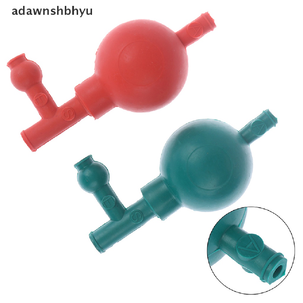 Adawnshbhyu Lab Rubber Suction Bulb Pengisi Pipet Kuantitatif Tekanan Aman Dengan 3 Klep