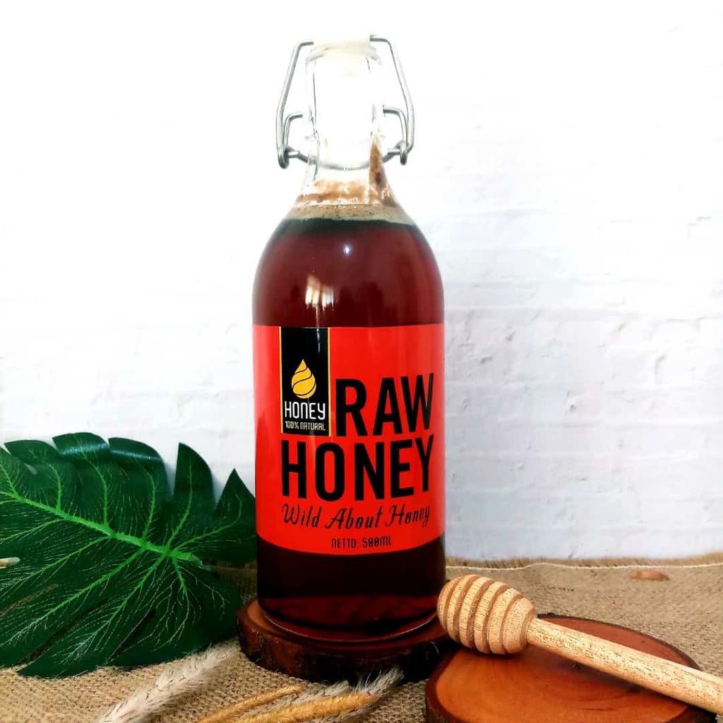 

Raw Honey madu hutan mentah 500 ML