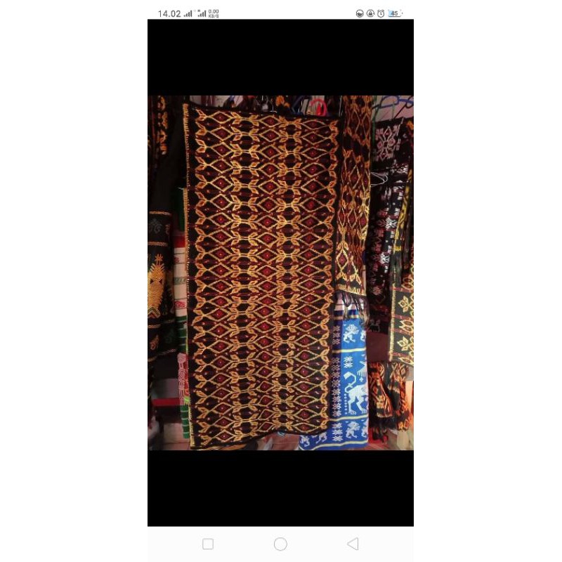 KAIN TENUN IKAT MOTIF ROTE KHAS NTT