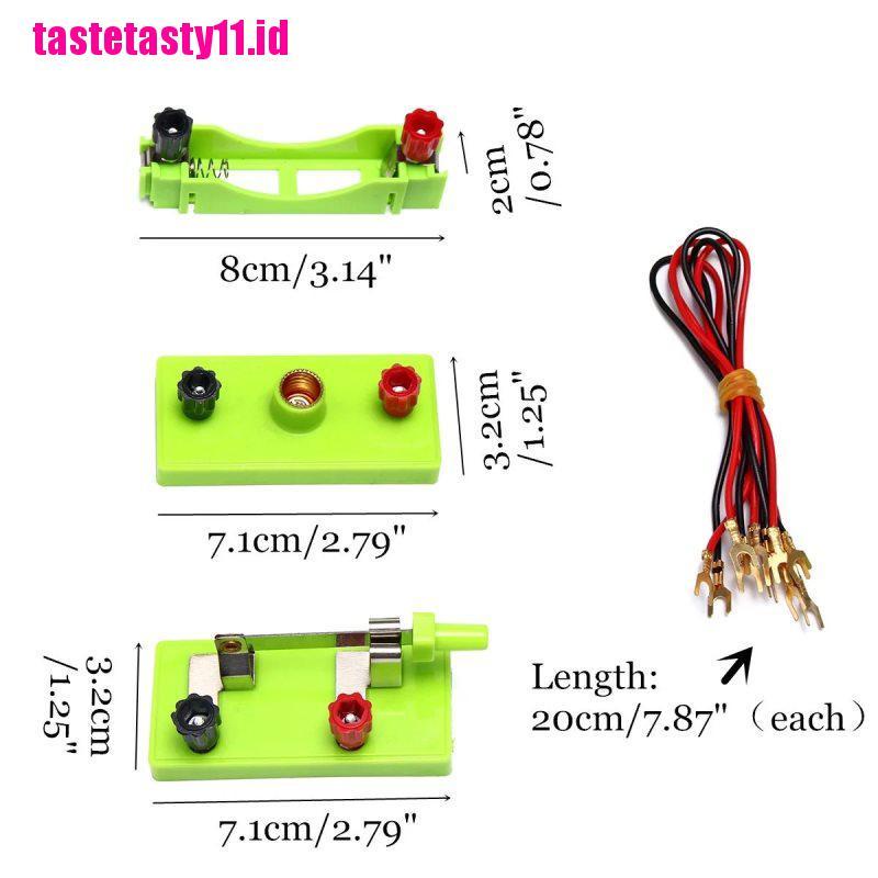 (TTID) Mainan Edukasi Sirkuit Dasar Elektrik Untuk Anak Belajar Fisika