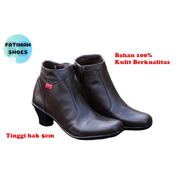 Sepatu pantofel Wanita high heels bahan kulit sepatu kerja wanita sepatu kantor Wanita Sepatu Dinas