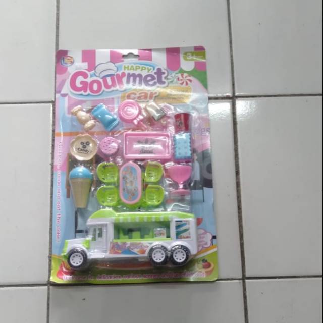 Mainan anak happy gourmet car