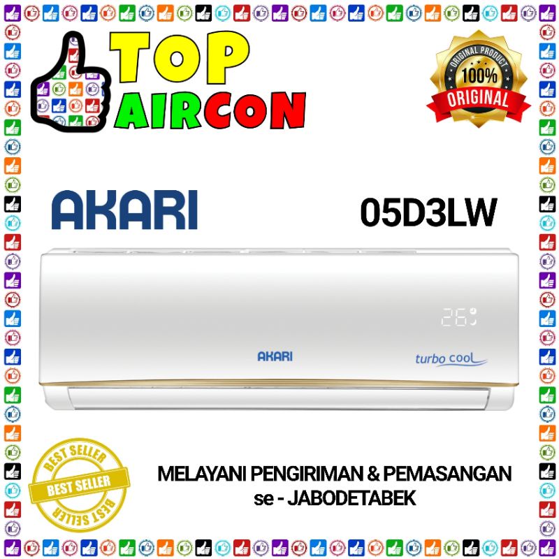 PROMO AC AKARI 1/2 pk A - 05TC88 AC AKARI 0.5 pk 05TC88 AC AKARI 05TC88 unit olny