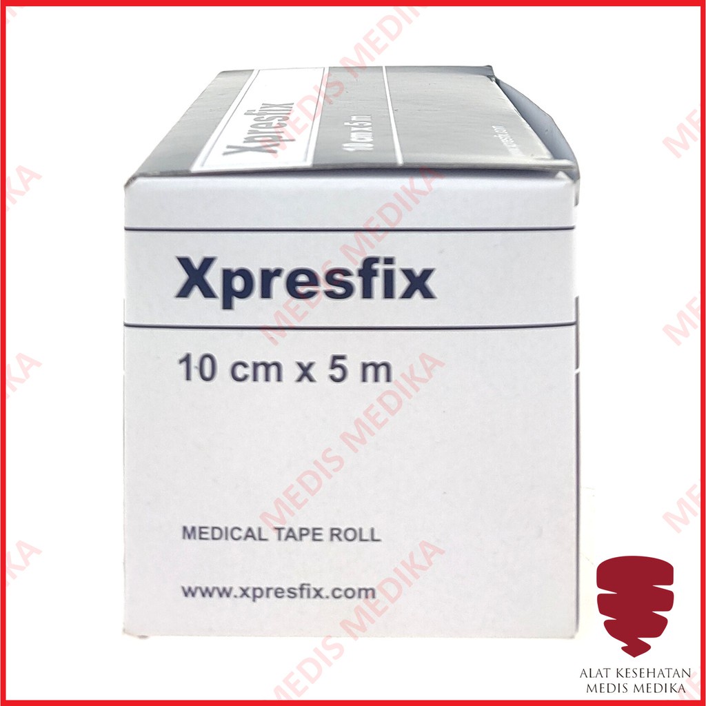 Xpresfix Non-Woven 10cm x 5m GID Care Plester Luka Plaster Adhesive Tape p3k Roll