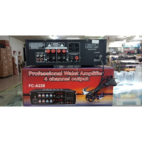 Pro Walet Amplifier Firstclass FC A228 - FCA228 - FC A 228 2usb input