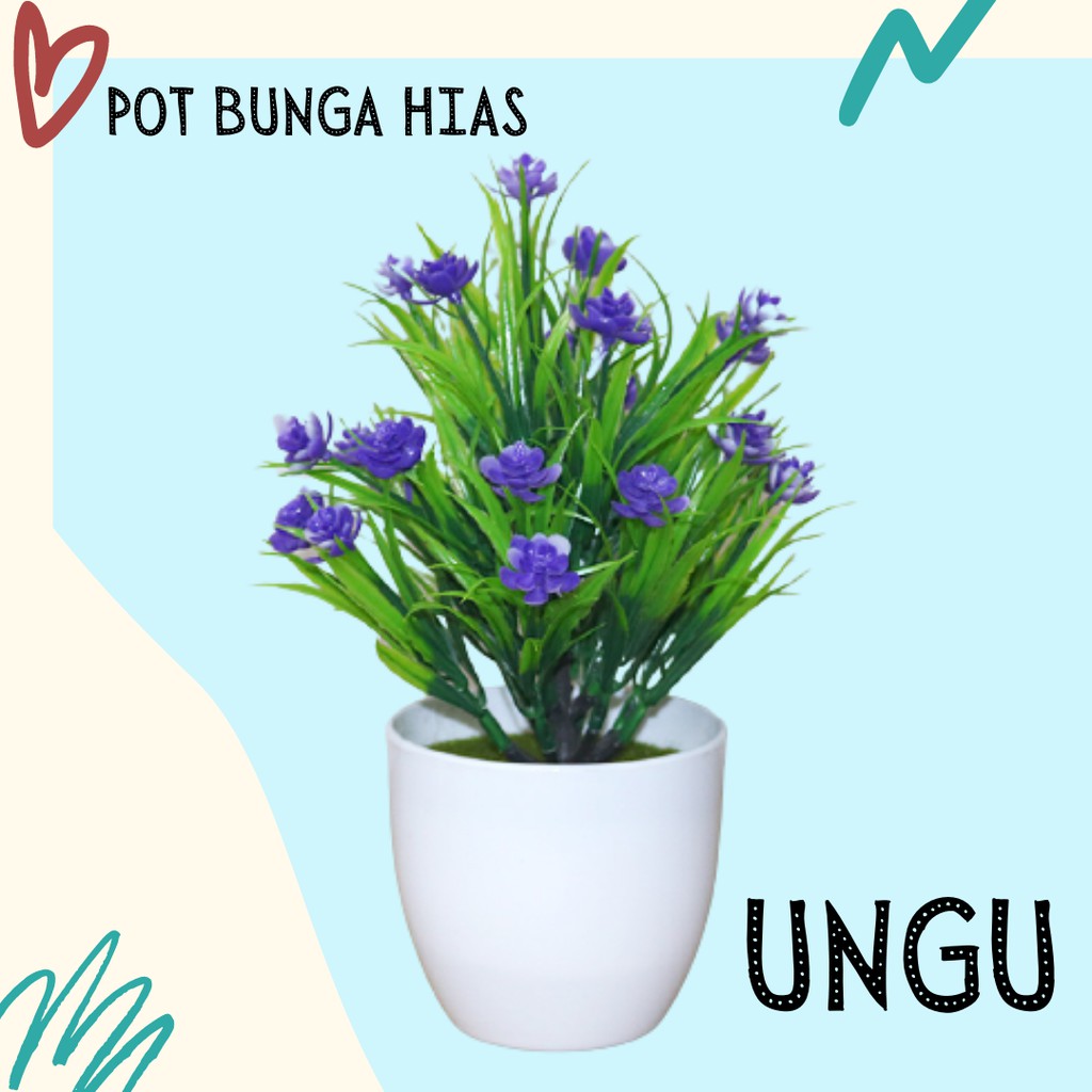 Satu7an PBP23 Tanaman Bunga Plastik Tanaman Hias Bunga Kamelia Pot Bunga Artificial Flower-6