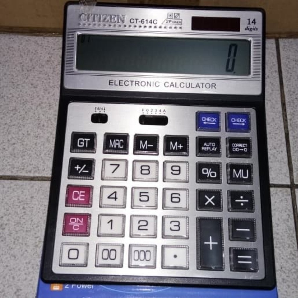 

Kalkulator Citizen CT-614C - 14 Digit
