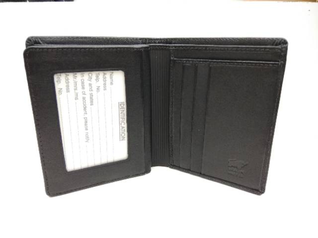 DOMPET PRIA KULIT ASLI MODEL BERDIRI BRAUN BUFFEL