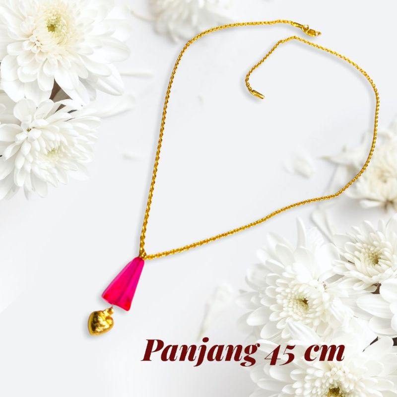 kalung set leontin//kalung pengganti emas//perhiasan //kalung