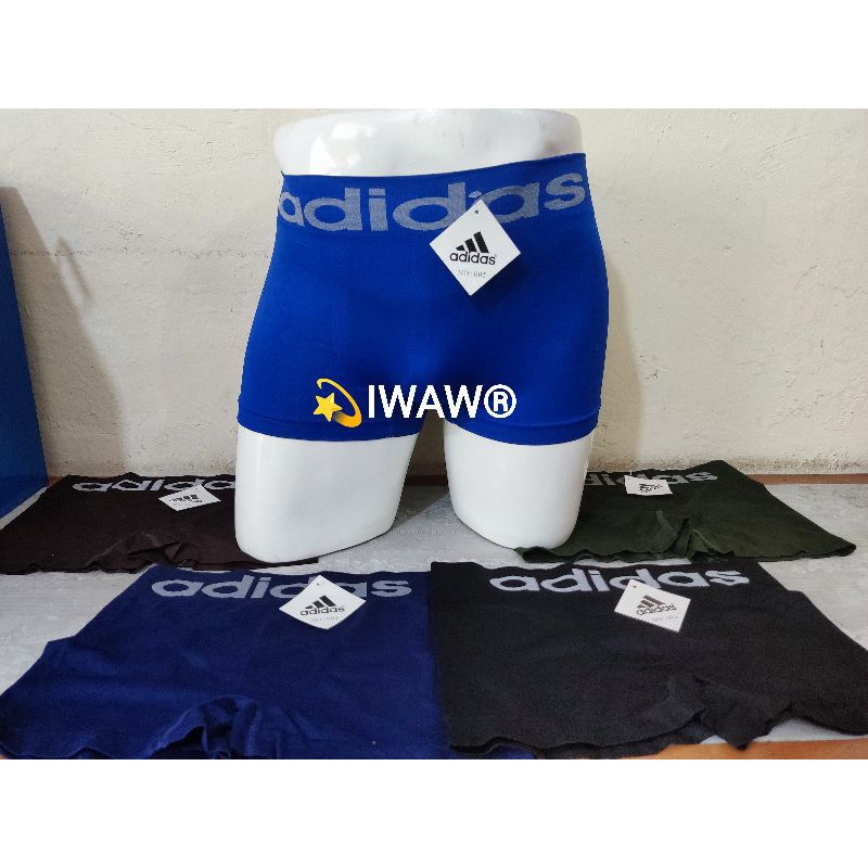 CELANA DALAM BOXER RAJUT TANPA SAMBUNGAN FREE SIZE M FIT XL