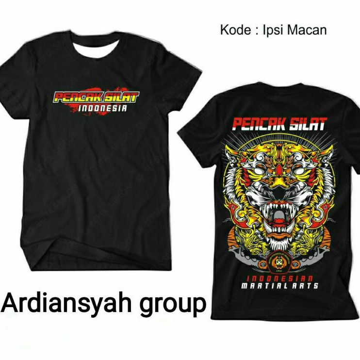 Kaos Ipsi Pencak Silat Terbaru Murah Motif Harimau Keren Shopee Indonesia