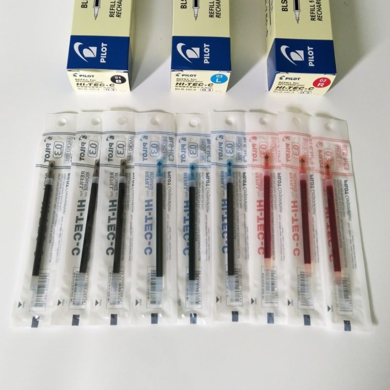 

refill isi pulpen hi-tec pilot 0.25/0.3/0.4/0.5 [ 1pcs } | isi bolpoin | isi ulang pulpen | refil polpen | isi ulang bulpen basah | isi ulang bolpoin basah |