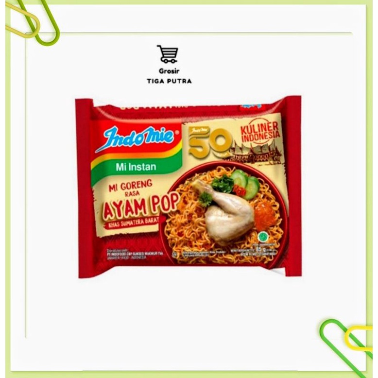 

Indomie Mi Goreng Rasa Ayam Pop Khas Sumatera Barat