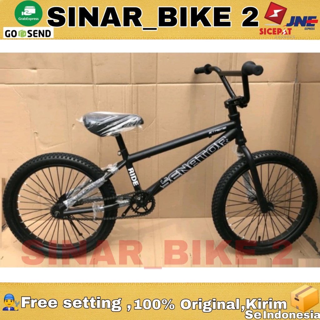 Sepeda Anak Laki 20 Inch BMX SENATOR XTREME TORPEDO atau V-Brake