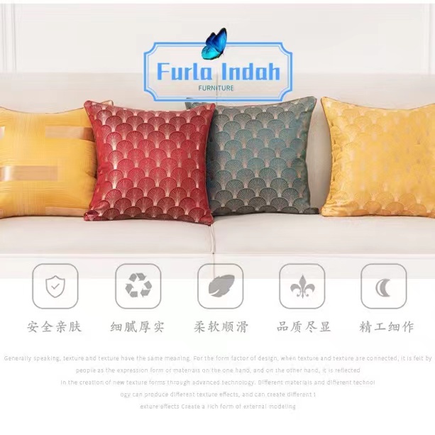 sarung bantal sofa sarung bantal kursi bantal sofa 45x45cm TYPE modern/sinar# IMPOR