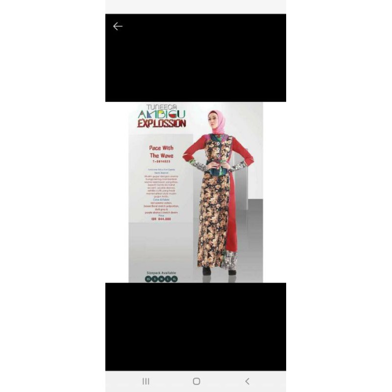 Tuneeca Ambigu Size L Preloved/PL