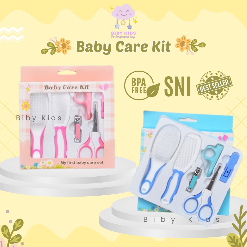 Baby Care Kit Set 6 In 1 Menicure Set Baby Potong Kuku Bayi Lengkap Set Newborn Perlengkapan Kebersihan Bayi Perlengkapan Perawatan Bayi