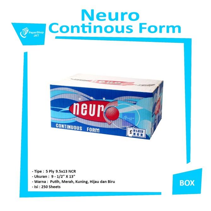 

Continous Form 91/2 x 13 5 Ply ( FOLIO ) Neuro NCR KERTAS FOLIO