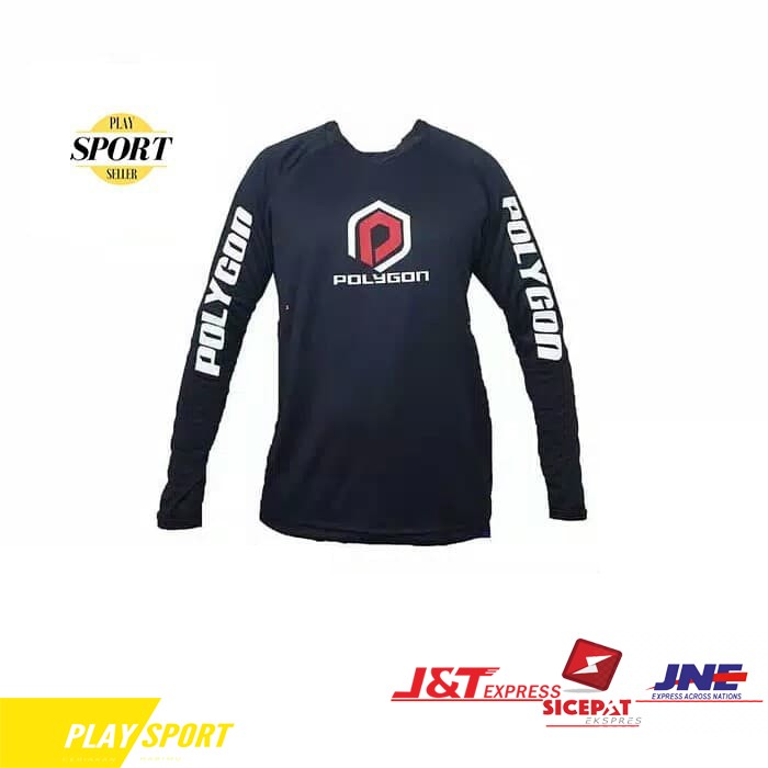 PREMIUM Jersey Downhill POLYGON Sepeda Baju Kaos F029 MTB Motor