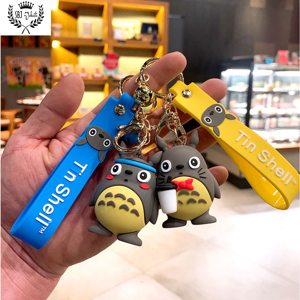 Gantungan kunci aksesoris Tas keychain karakter Totoro