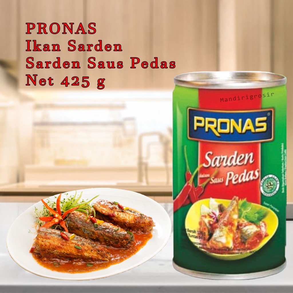 PRONAS SARDEN * PRONAS * SARDEN DALAM SAUS PEDAS * SARDEN * 425 g