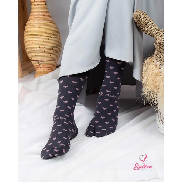 Kaos Kaki Wanita Jempol Muslimah Rajut Motif Polkalove Dewasa Panjang Hijab Sashee Original All Size